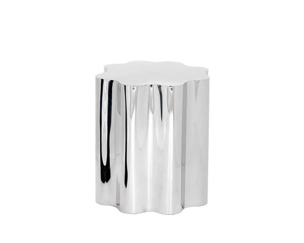 Dahlia Side Table - Stainless Steel