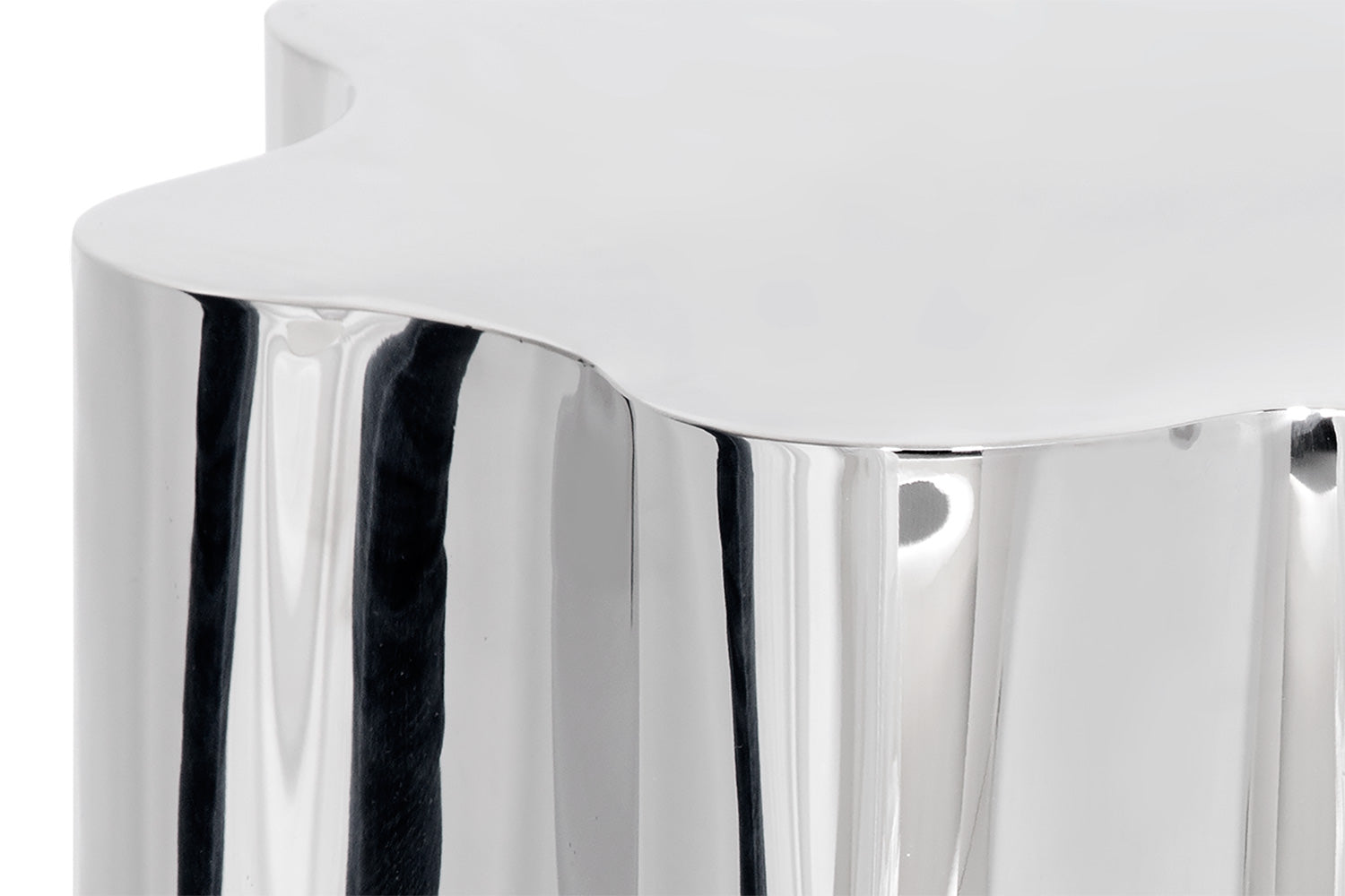 Dahlia Side Table - Stainless Steel