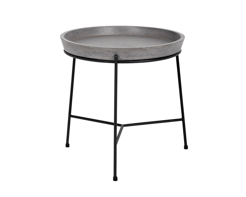 Remy End Table - Black - Grey