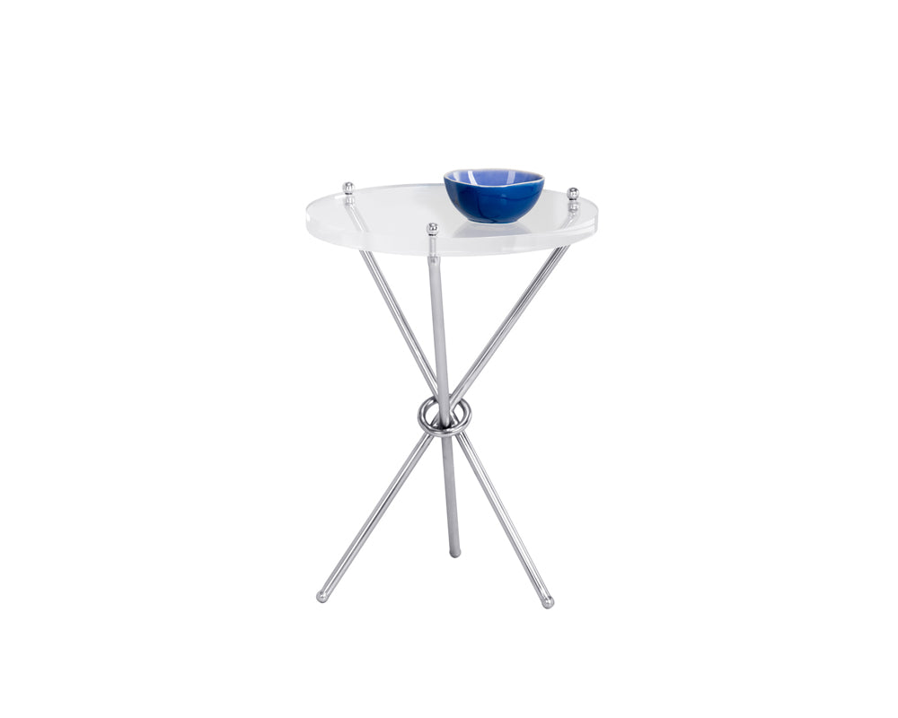 Cher Side Table - Nickel