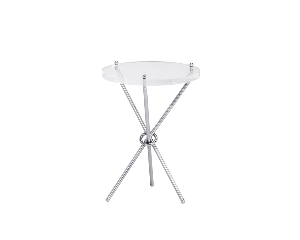 Cher Side Table - Nickel