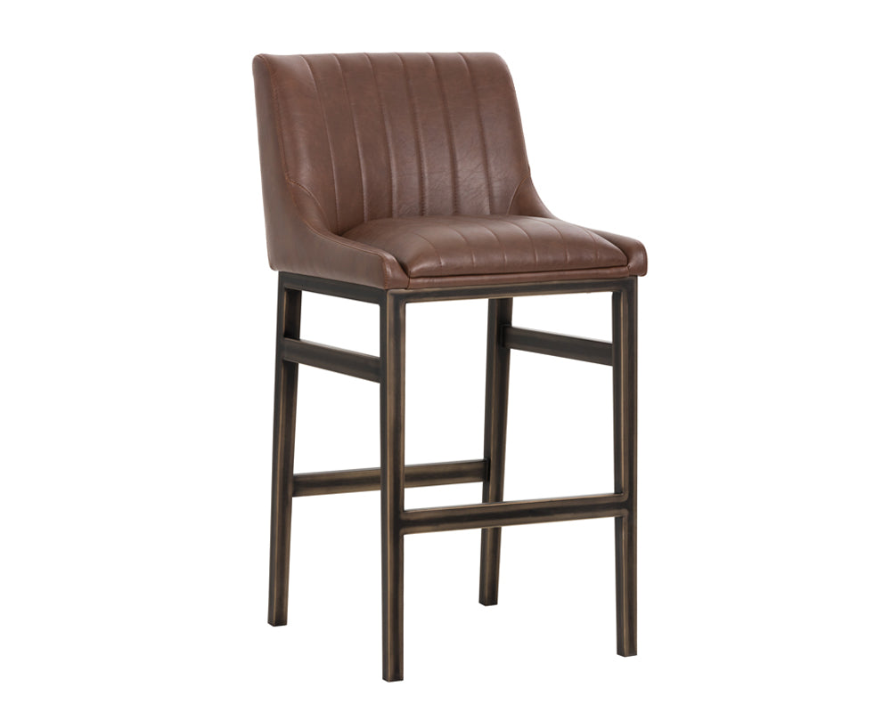 Halden Barstool - Vintage Cognac