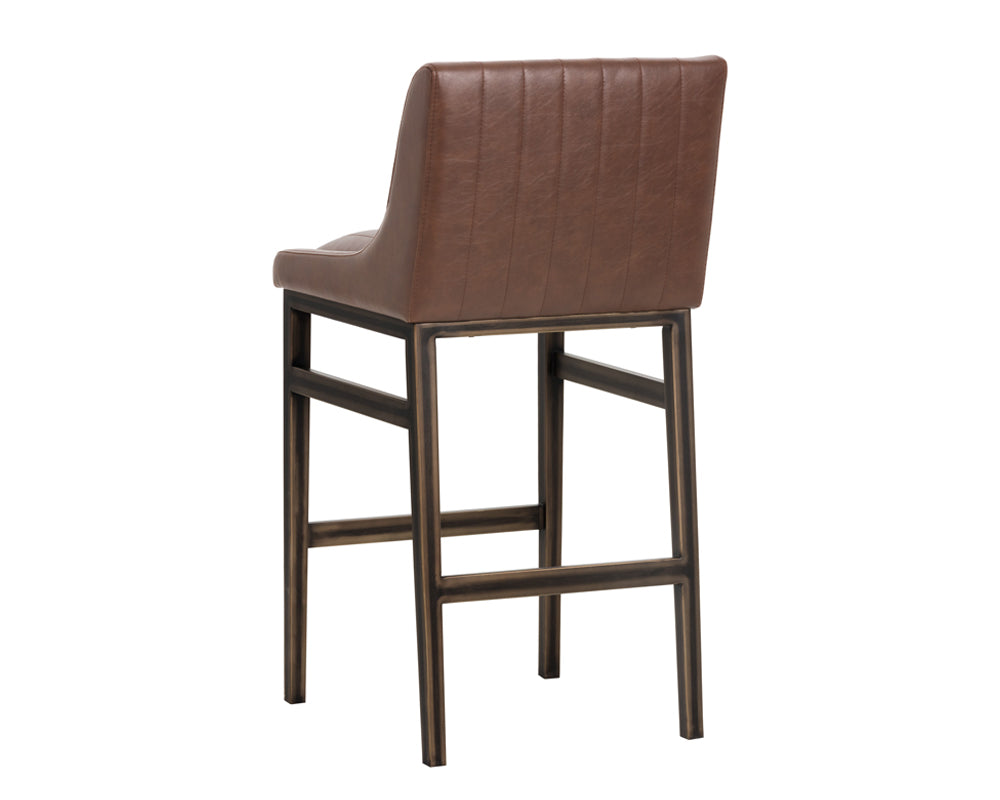 Halden Barstool - Vintage Cognac