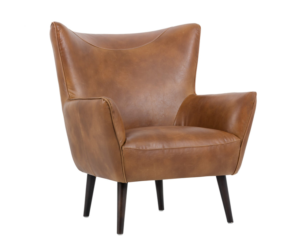 Luther Lounge Chair - Tobacco Tan