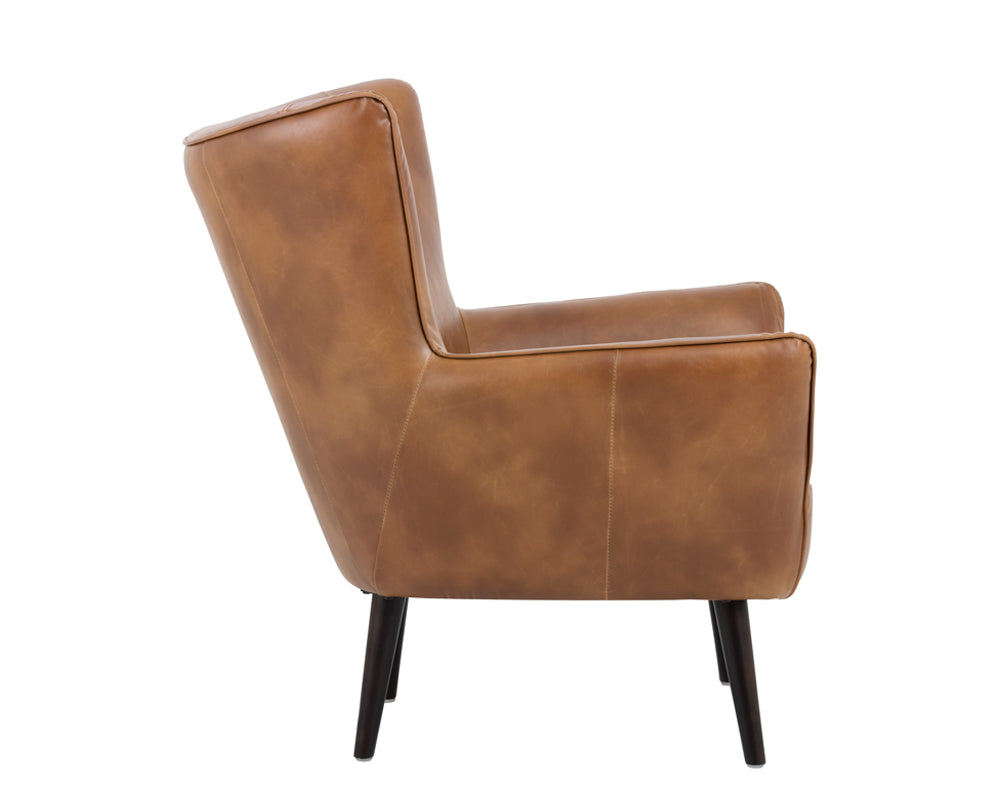 Luther Lounge Chair - Tobacco Tan