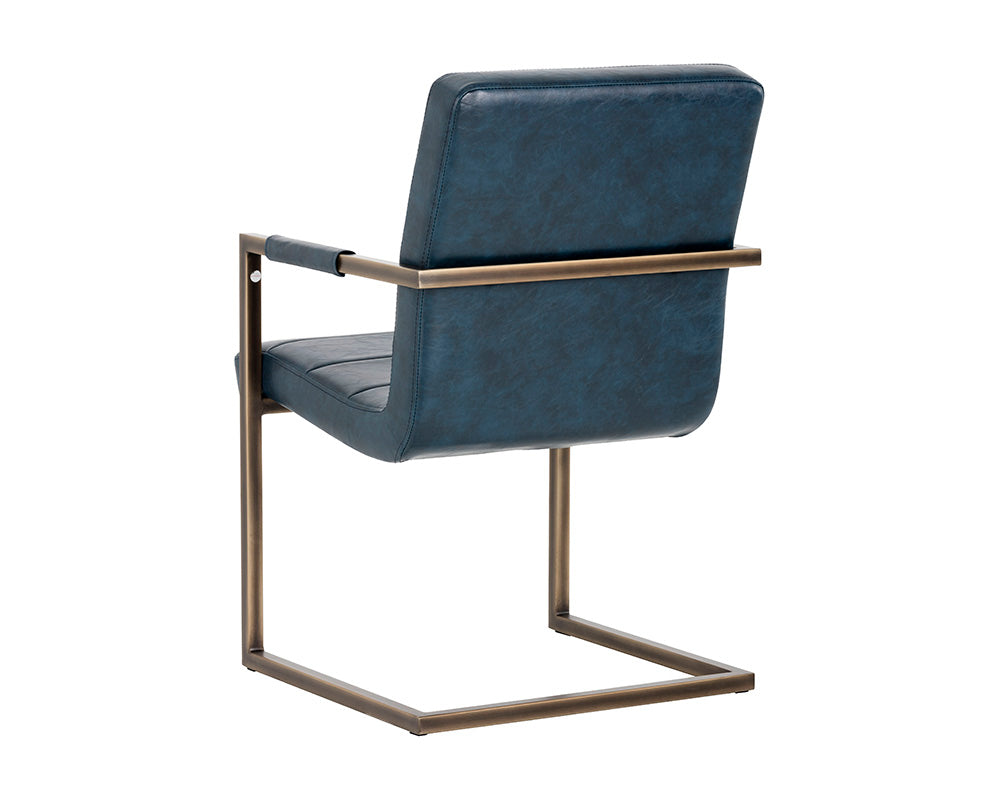 Jafar Dining Armchair - Vintage Blue