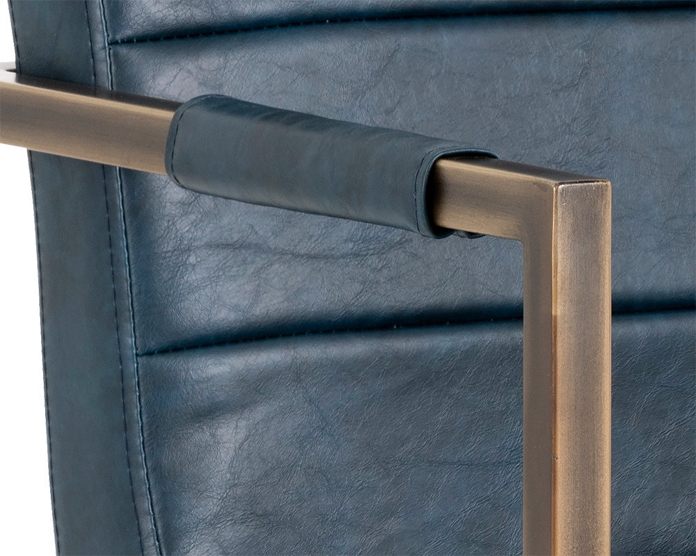 Jafar Dining Armchair - Vintage Blue