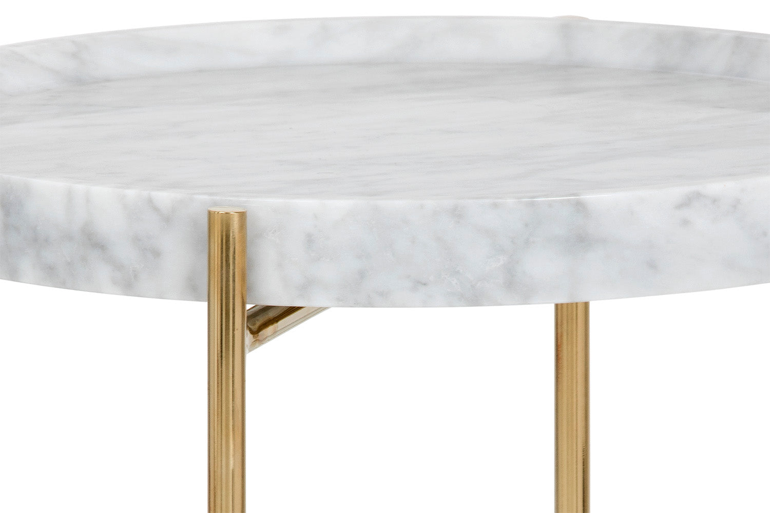 Liv Side Table - White Marble