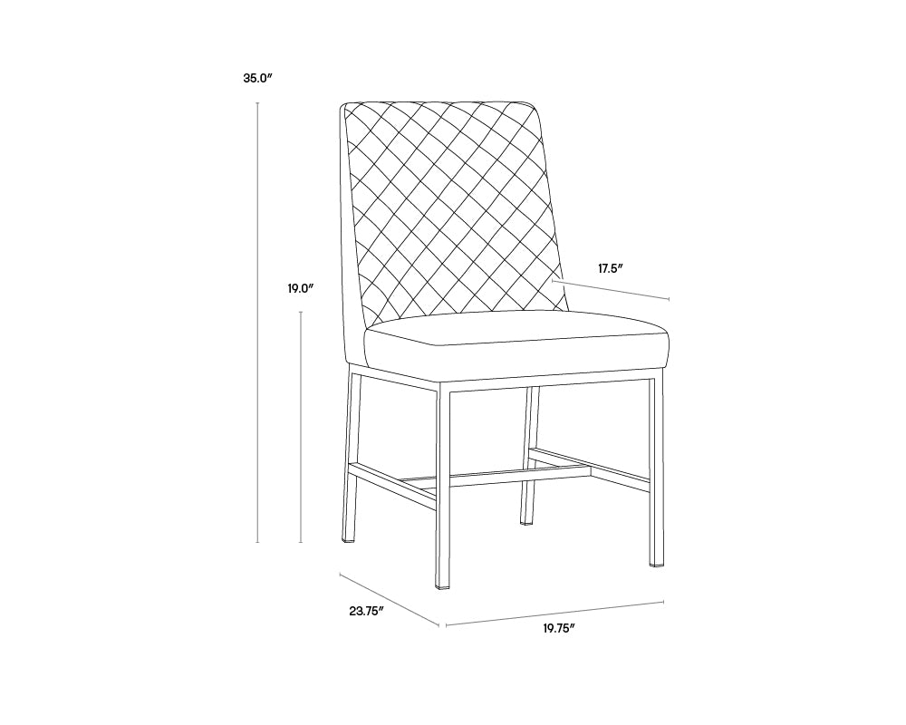 Leighland Dining Chair - Light Grey