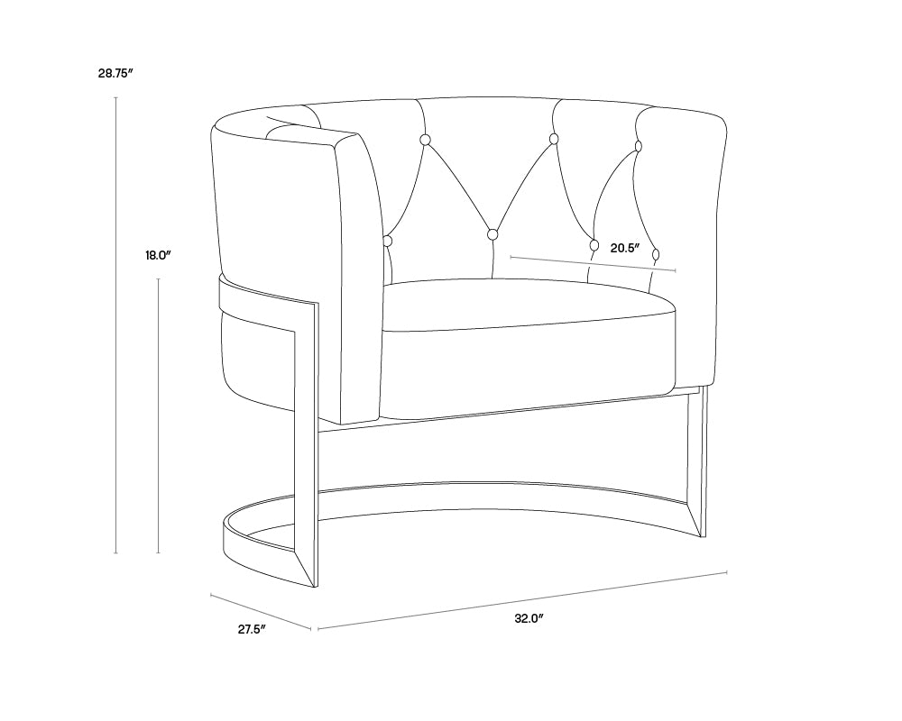 Karissa Lounge Chair - Cantina Black