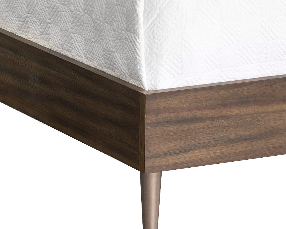 Greyson Bed - King - Smoke Acacia