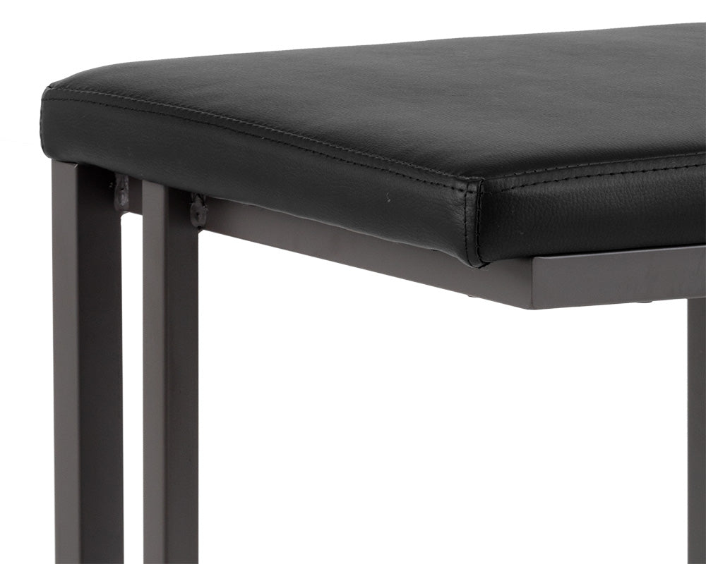Boone Counter Stool - Grey - Onyx