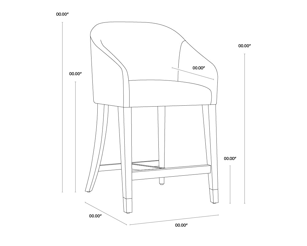 Nellie Counter Stool - Arena Navy