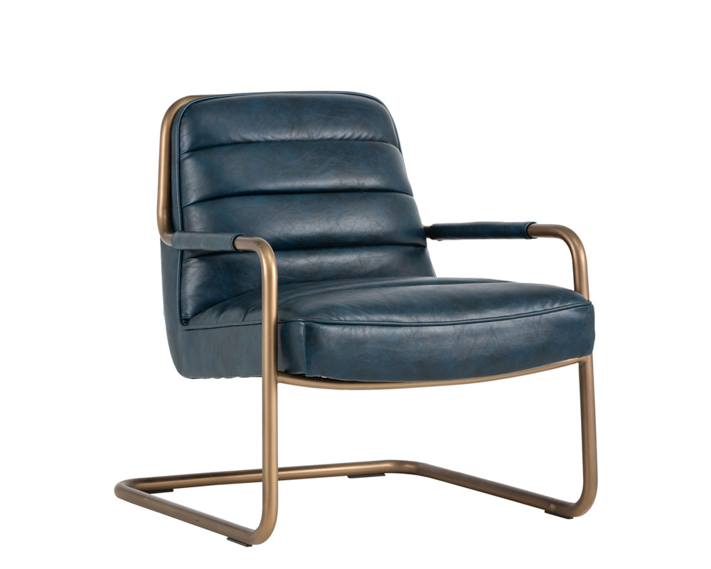 Lincoln Lounge Chair - Vintage Blue