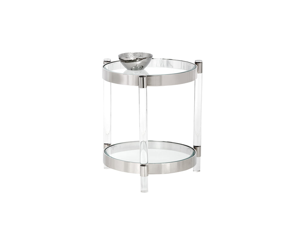 York Side Table - Stainless Steel