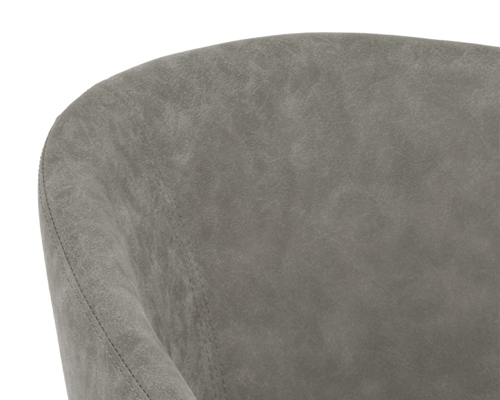 Thatcher Dining Armchair - Black - Antique Grey