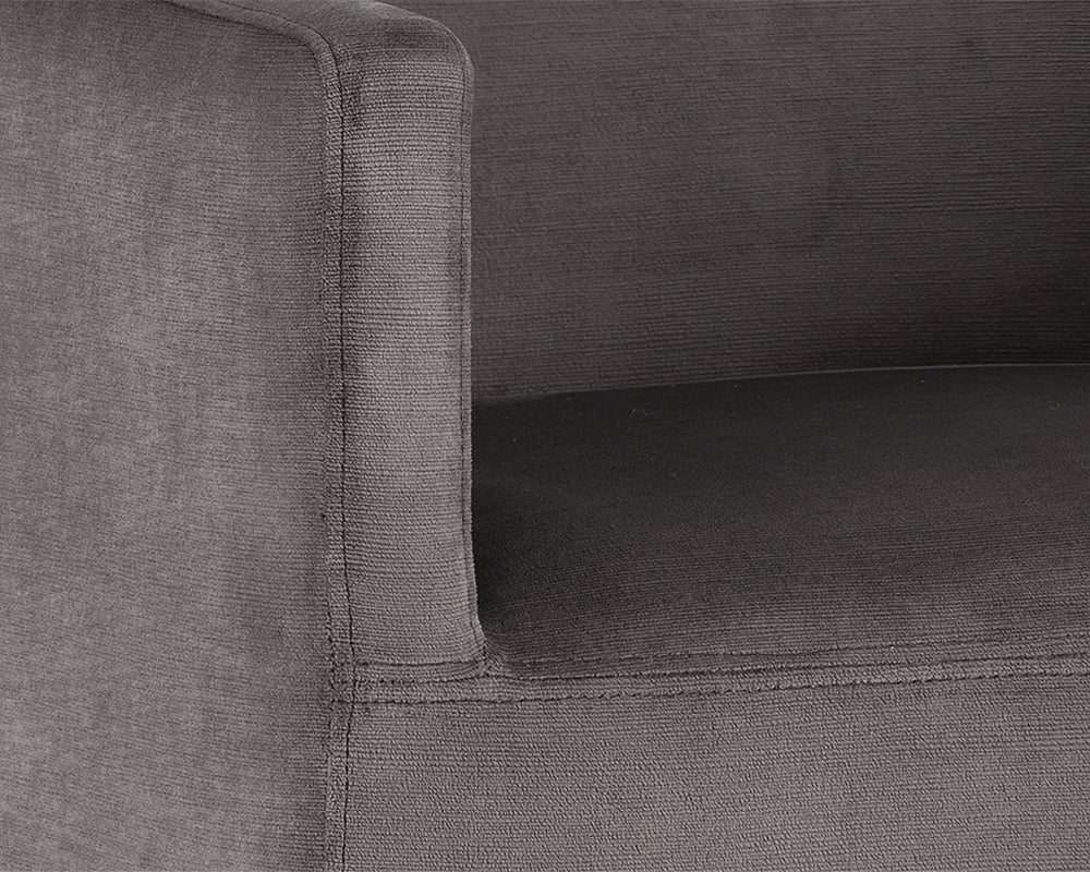 Zane Wheeled Lounge Chair - Piccolo Pebble
