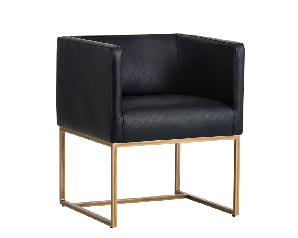 Kwan Lounge Chair - Vintage Black
