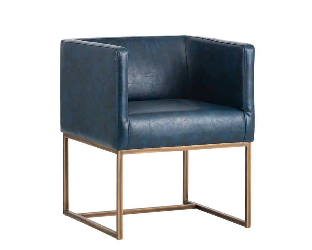 Kwan Lounge Chair - Vintage Blue