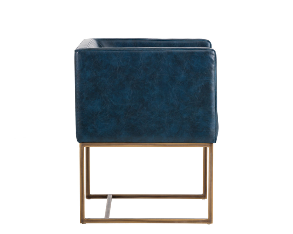 Kwan Lounge Chair - Vintage Blue