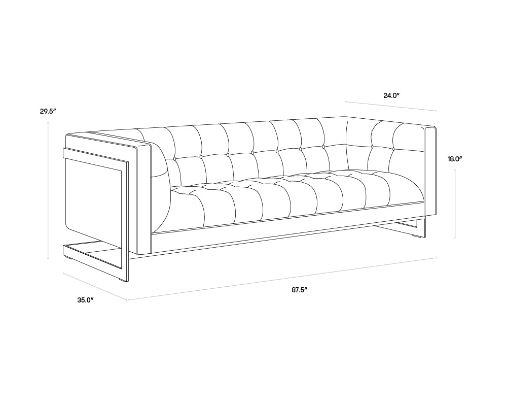 Ekon Sofa - Piccolo Pebble