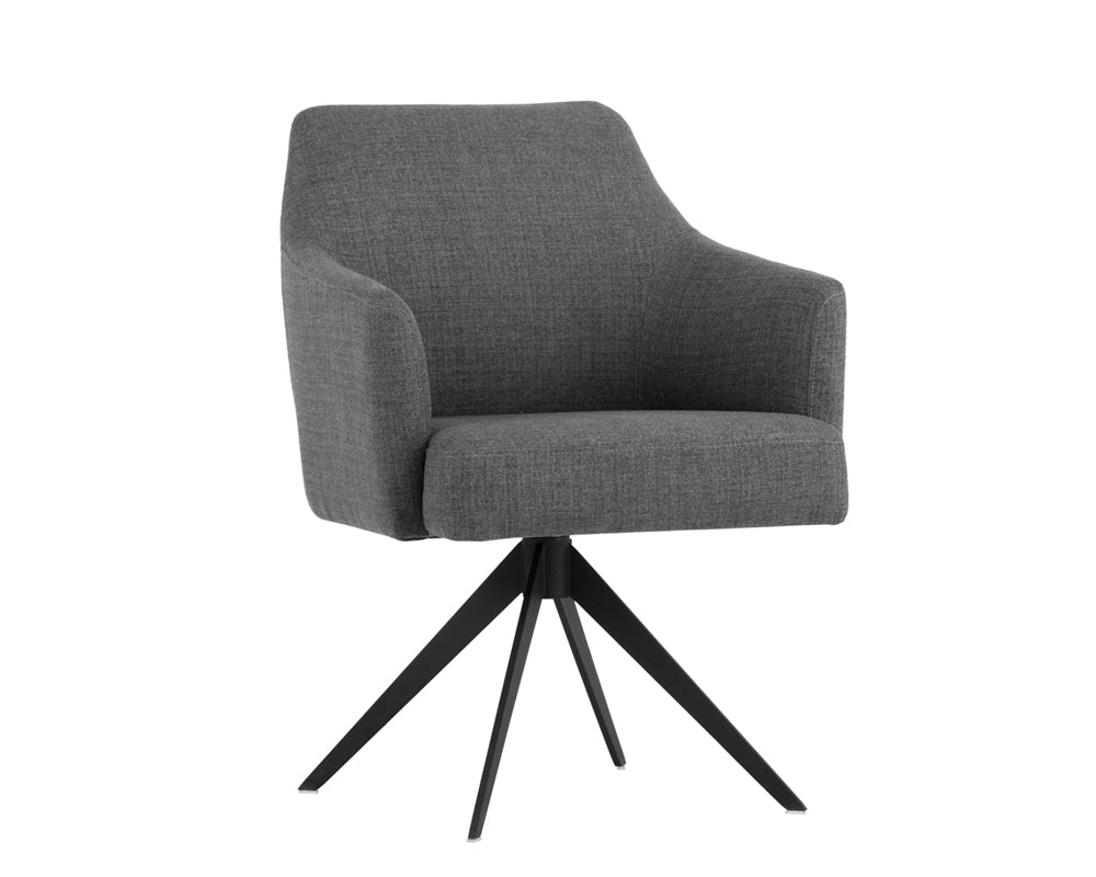 Sydney Swivel Dining Armchair Coastal Grey - Main Image