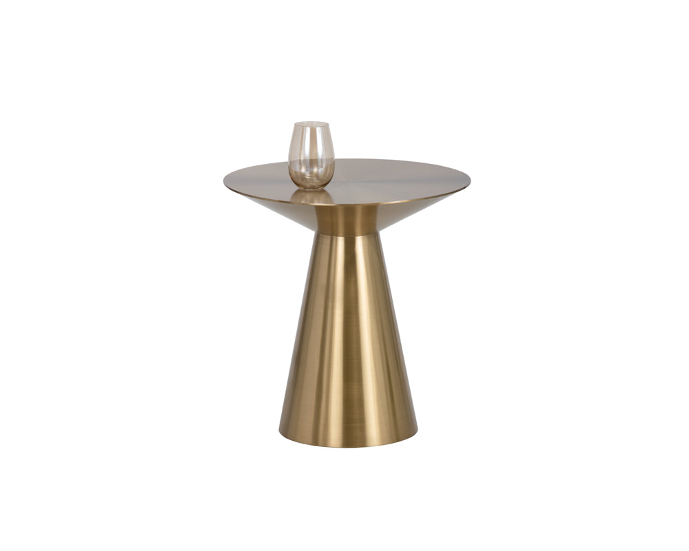 Carmel Side Table - Yellow Gold
