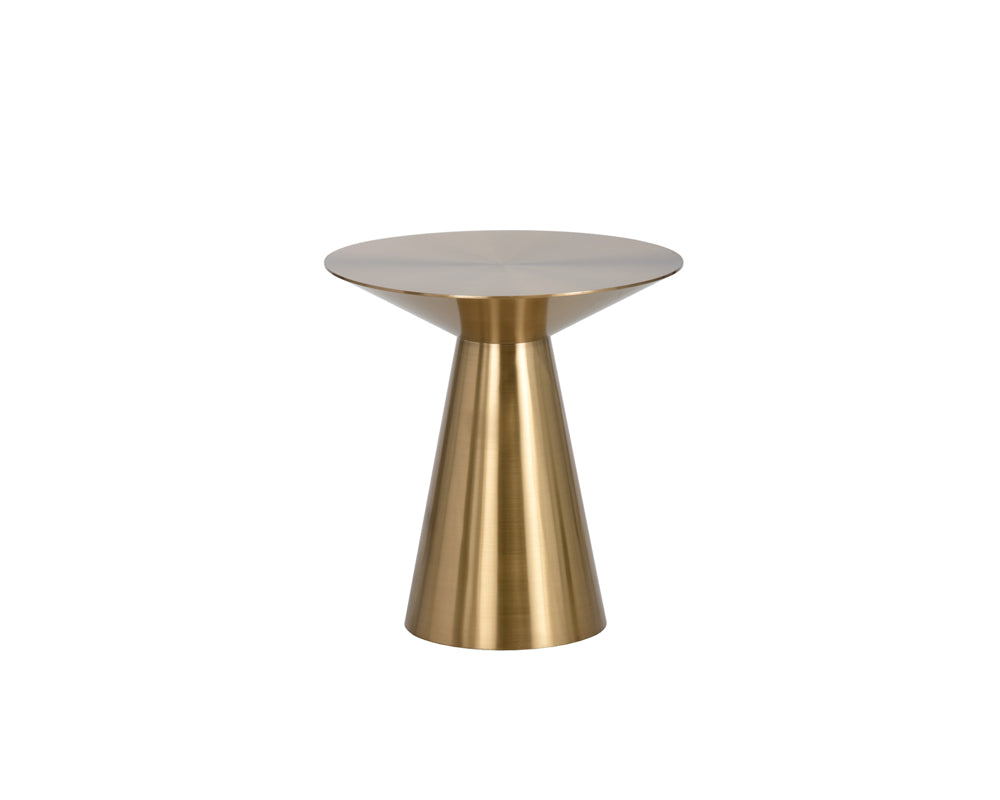 Carmel Side Table - Yellow Gold