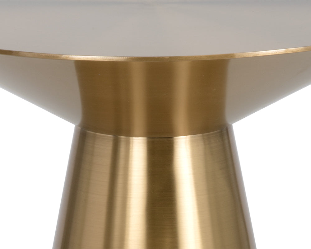 Carmel Side Table - Yellow Gold