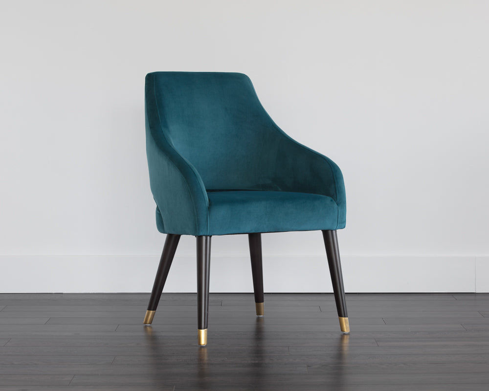 Adelaide Dining Armchair - Timeless Teal
