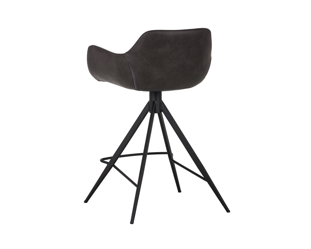 Owen Swivel Counter Stool - Town Grey