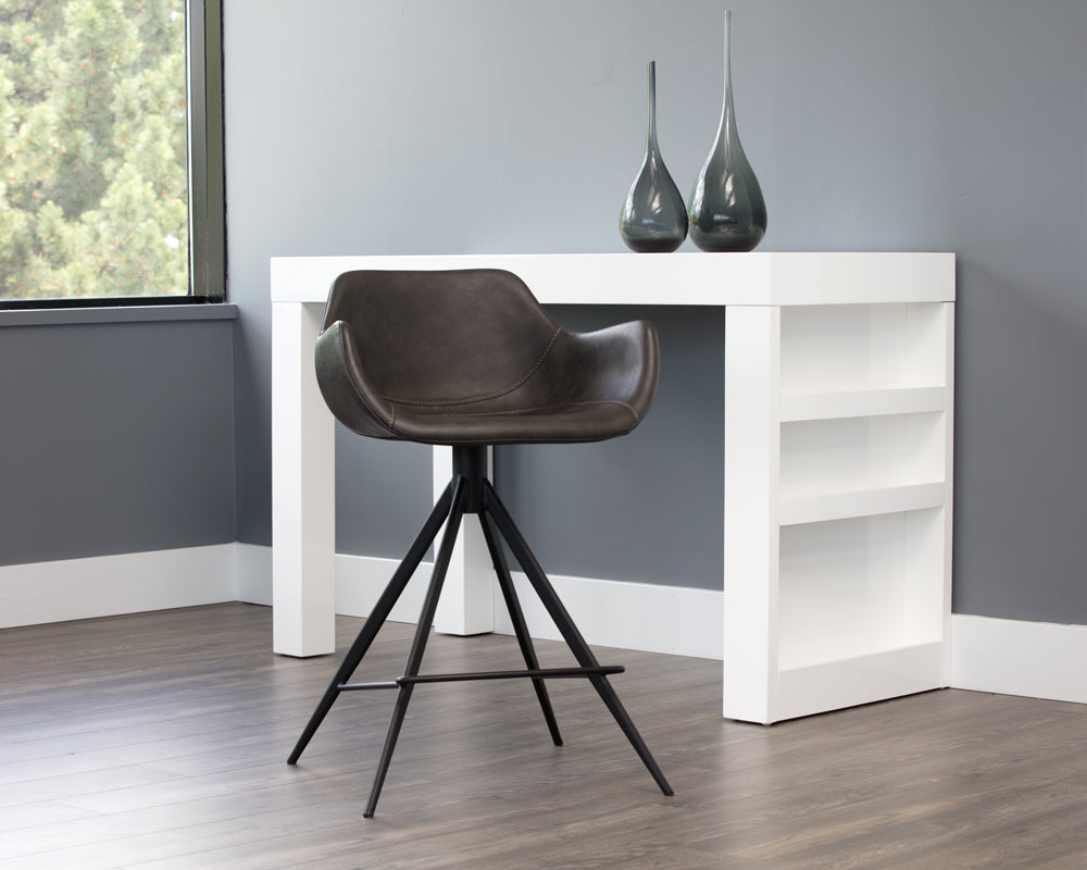 Owen Swivel Counter Stool - Town Grey