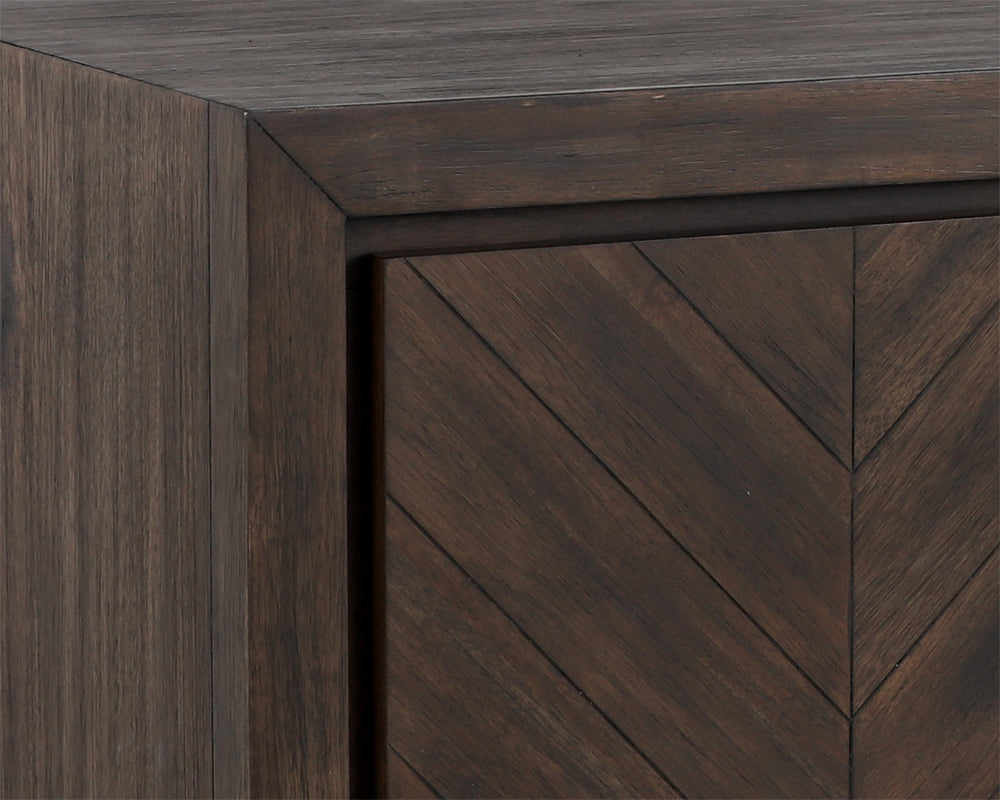Greyson Media Stand - Smoke Acacia