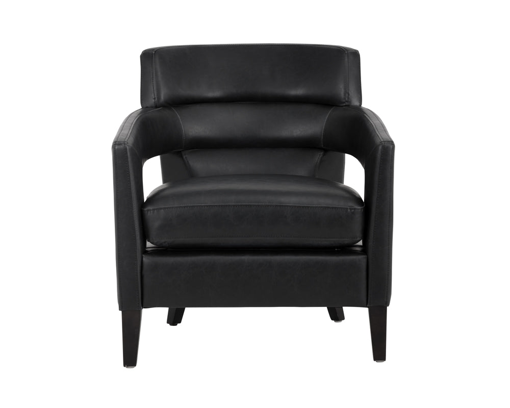 Bloor Lounge Chair - Coal Black