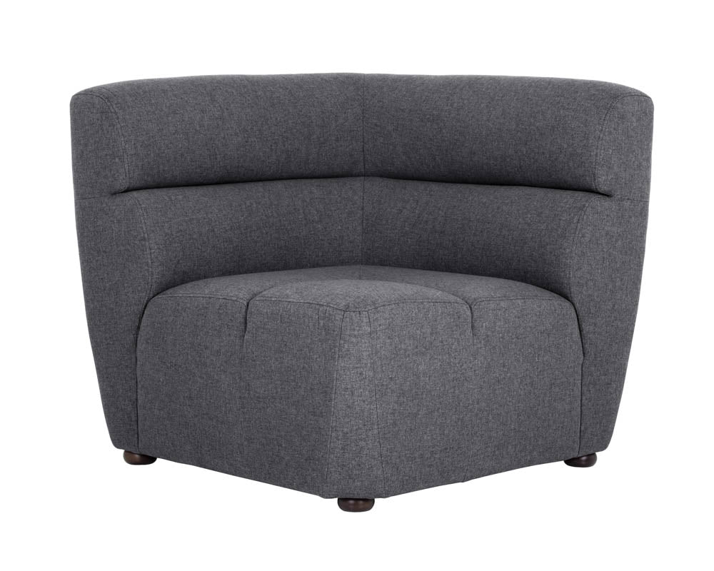 Cornell Modular - Corner Chair - Polo Club Kohl Grey