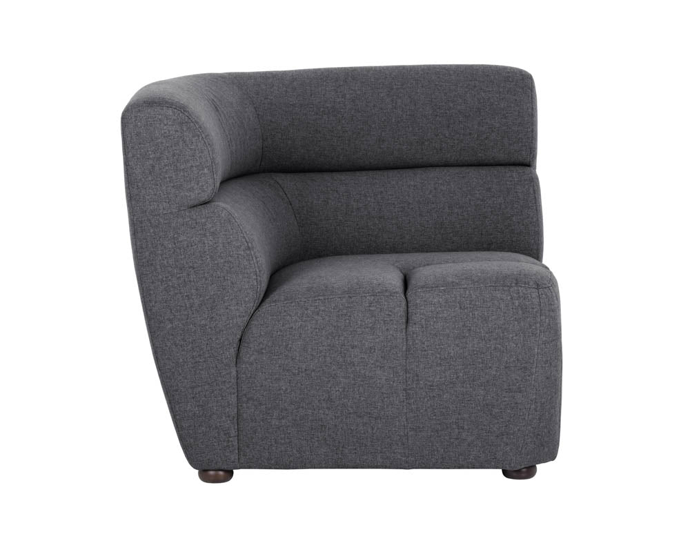 Cornell Modular - Corner Chair - Polo Club Kohl Grey