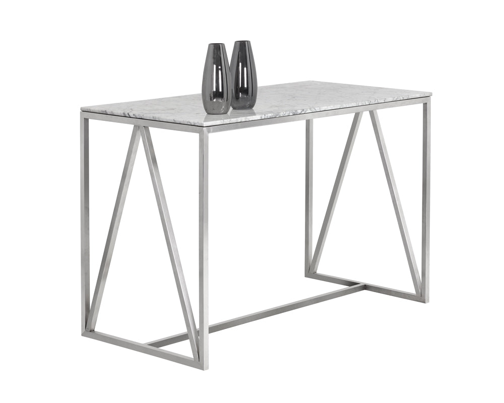 Abel Counter Table - Stainless Steel