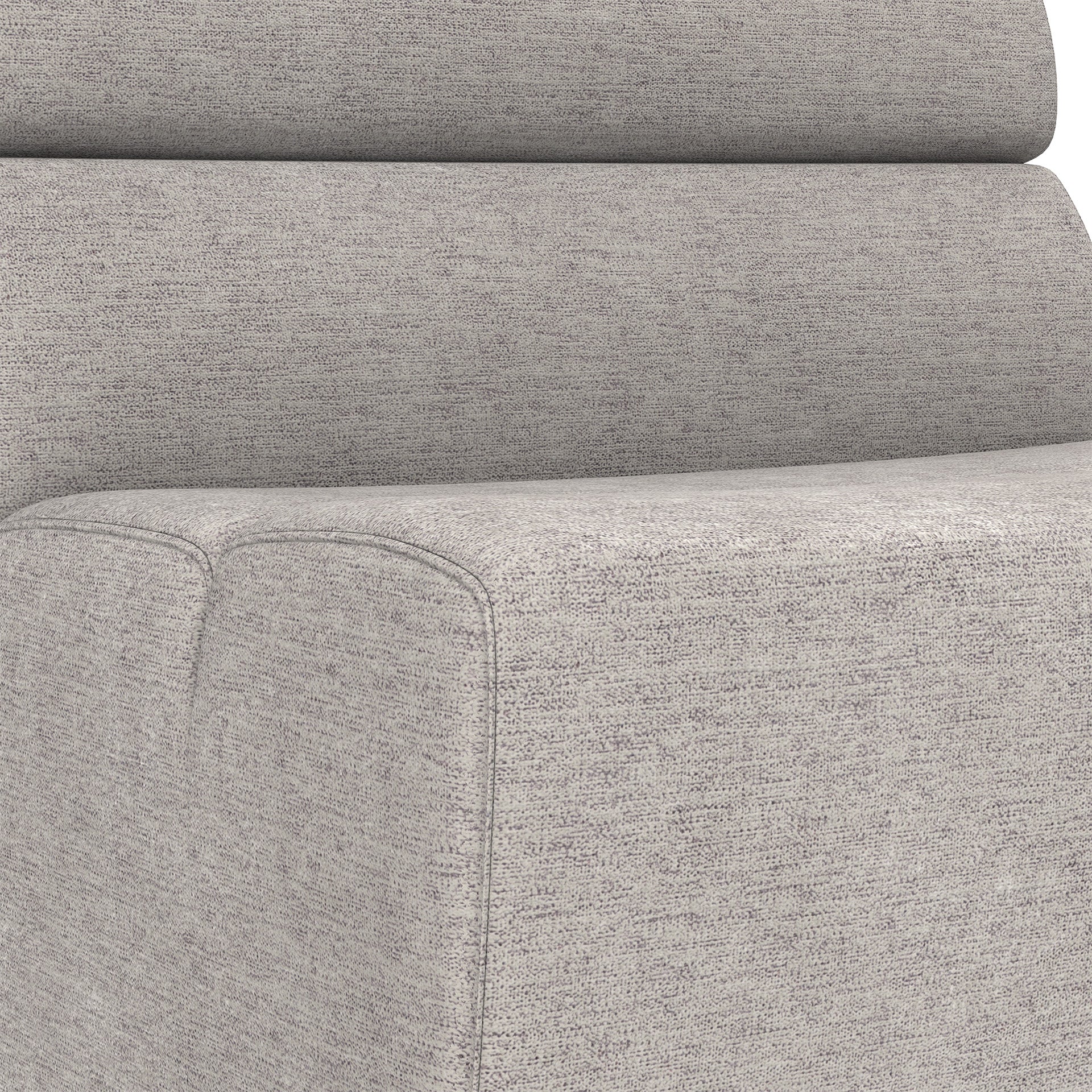 Cornell Modular - Armless Chair - Polo Club Stone