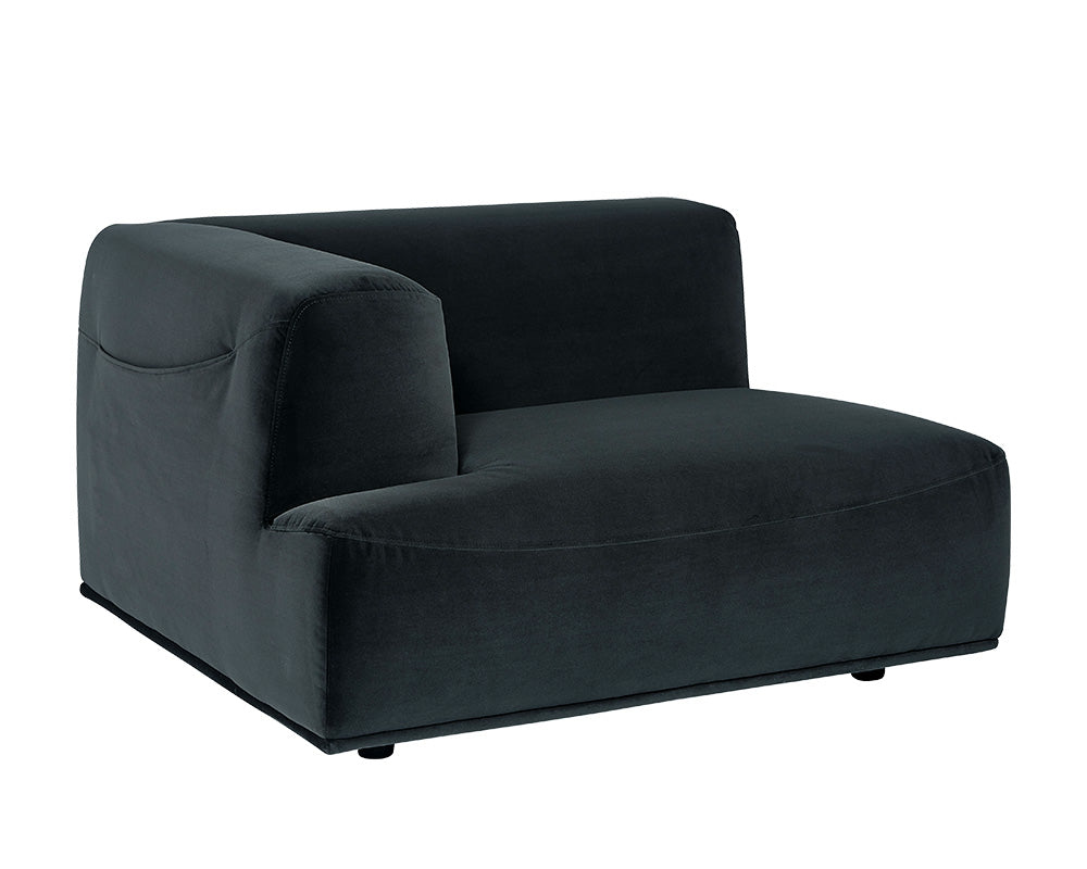 Darren Modular - Left Armchair - Smokescreen