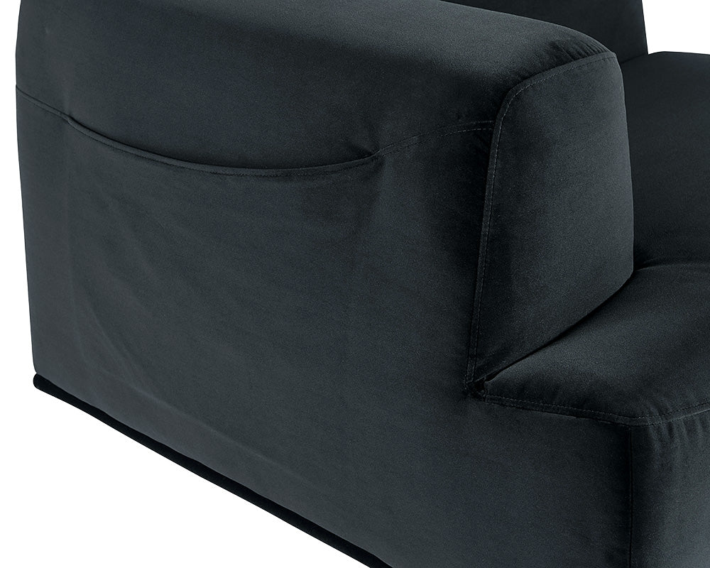 Darren Modular - Left Armchair - Smokescreen