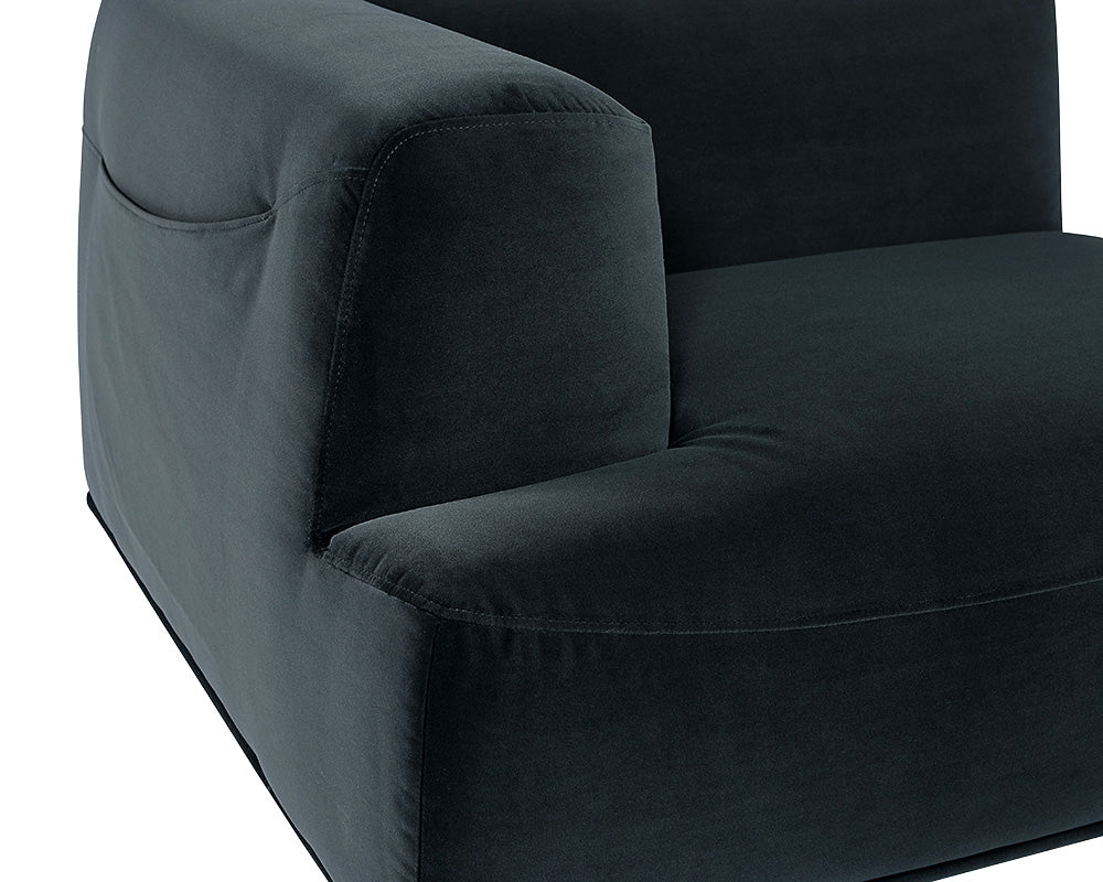 Darren Modular - Left Armchair - Smokescreen