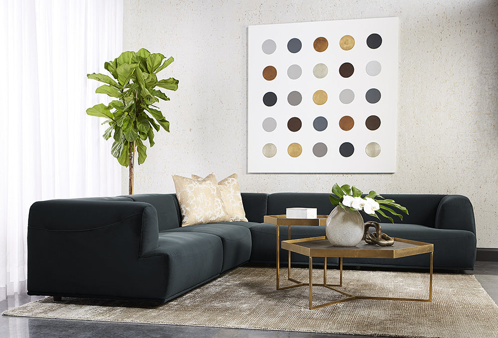 Darren Modular - Armless Chair - Smokescreen