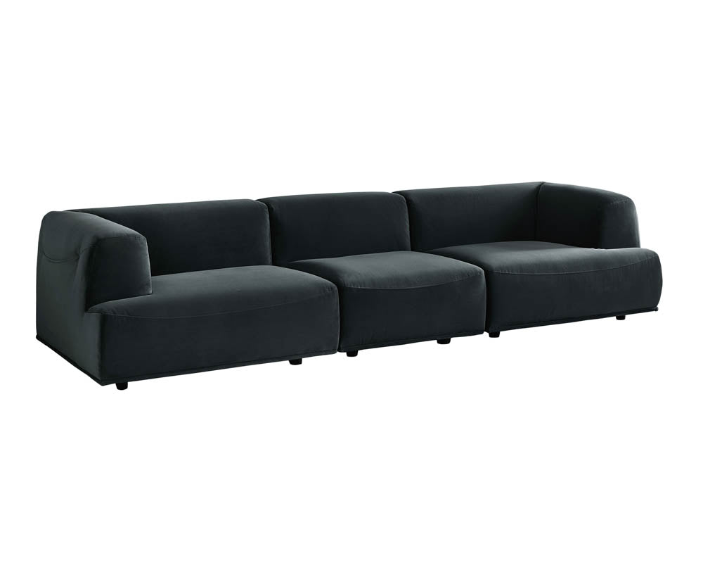 Darren Modular - Armless Chair - Smokescreen