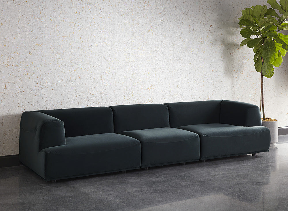 Darren Modular - Armless Chair - Smokescreen