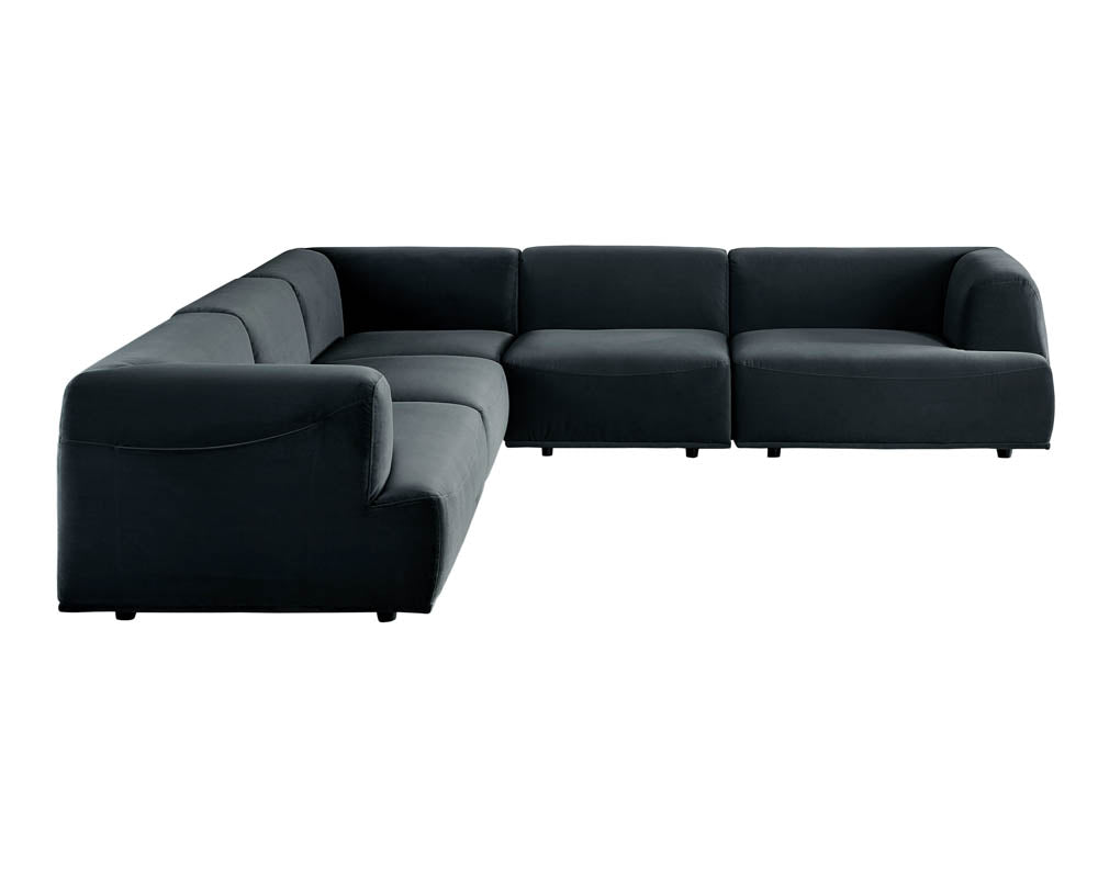 Darren Modular - Corner Chair - Smokescreen