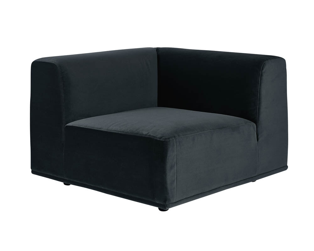 Darren Modular - Corner Chair - Smokescreen
