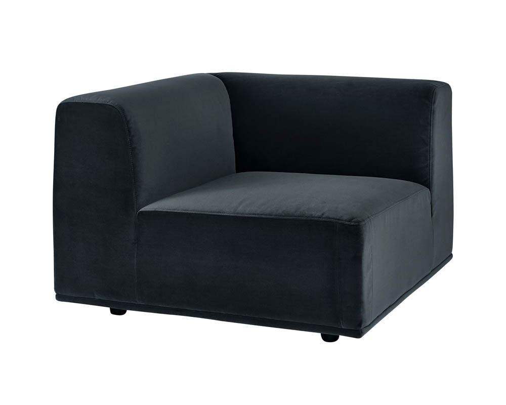 Darren Modular - Corner Chair - Smokescreen
