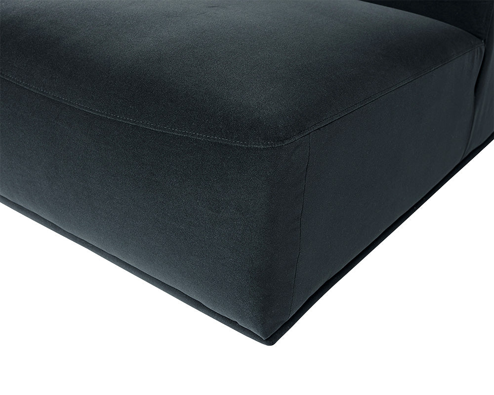 Darren Modular - Corner Chair - Smokescreen