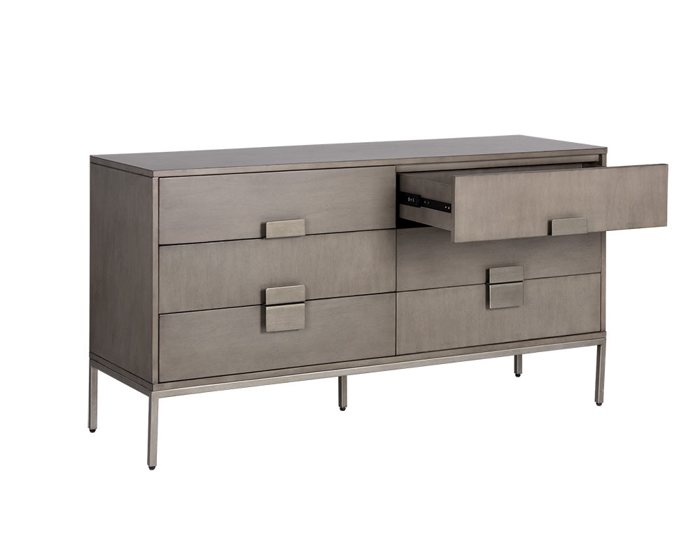 Jade Dresser - Antique Silver - Ash Grey
