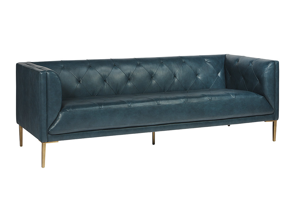 Westin Sofa - Vintage Peacock Leather